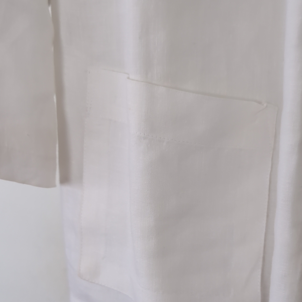 White Button-Up Jacket - Picture 4 of 5